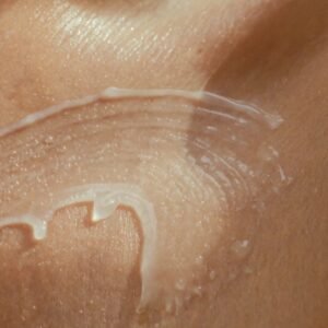 serum swatch on skin texture